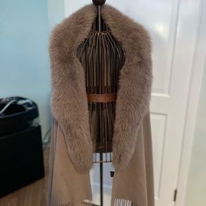 fur shawl